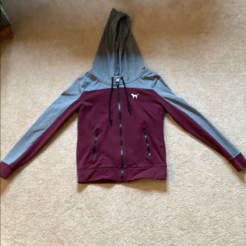 PINK zip up hoodie